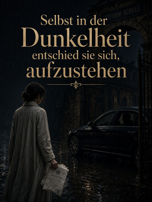 Selbst in der Dunkelheit entschied sie sich, aufzustehen