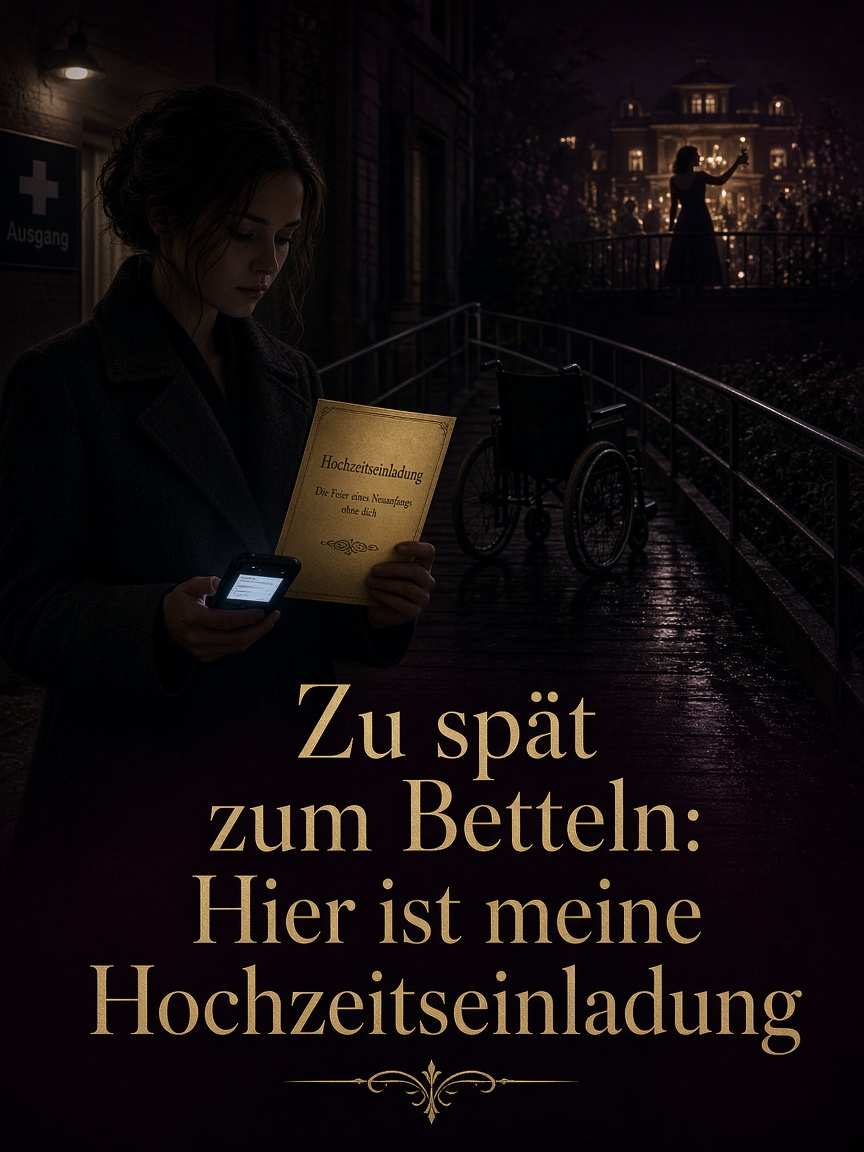 Zu spät zum Betteln: Hier ist meine Hochzeitseinladung