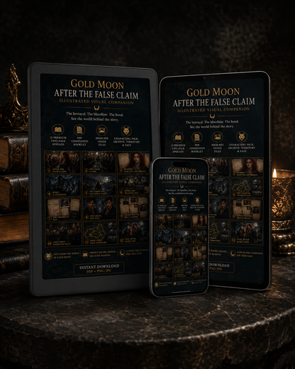 Gold Moon: Mated to the Beta Twins — Illustrated Companion