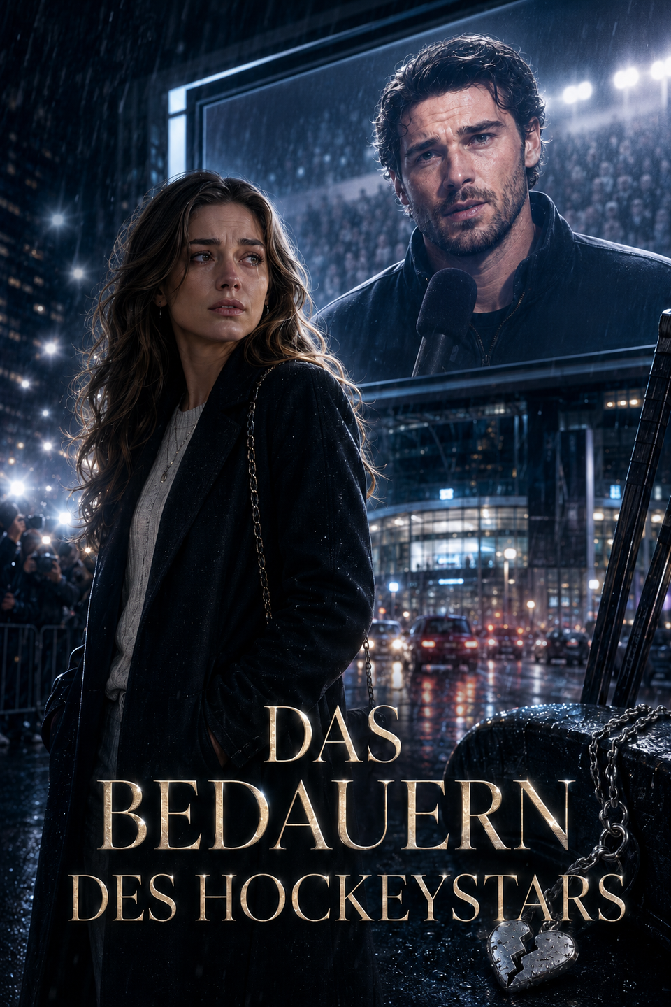 Das Bedauern des Hockeystars