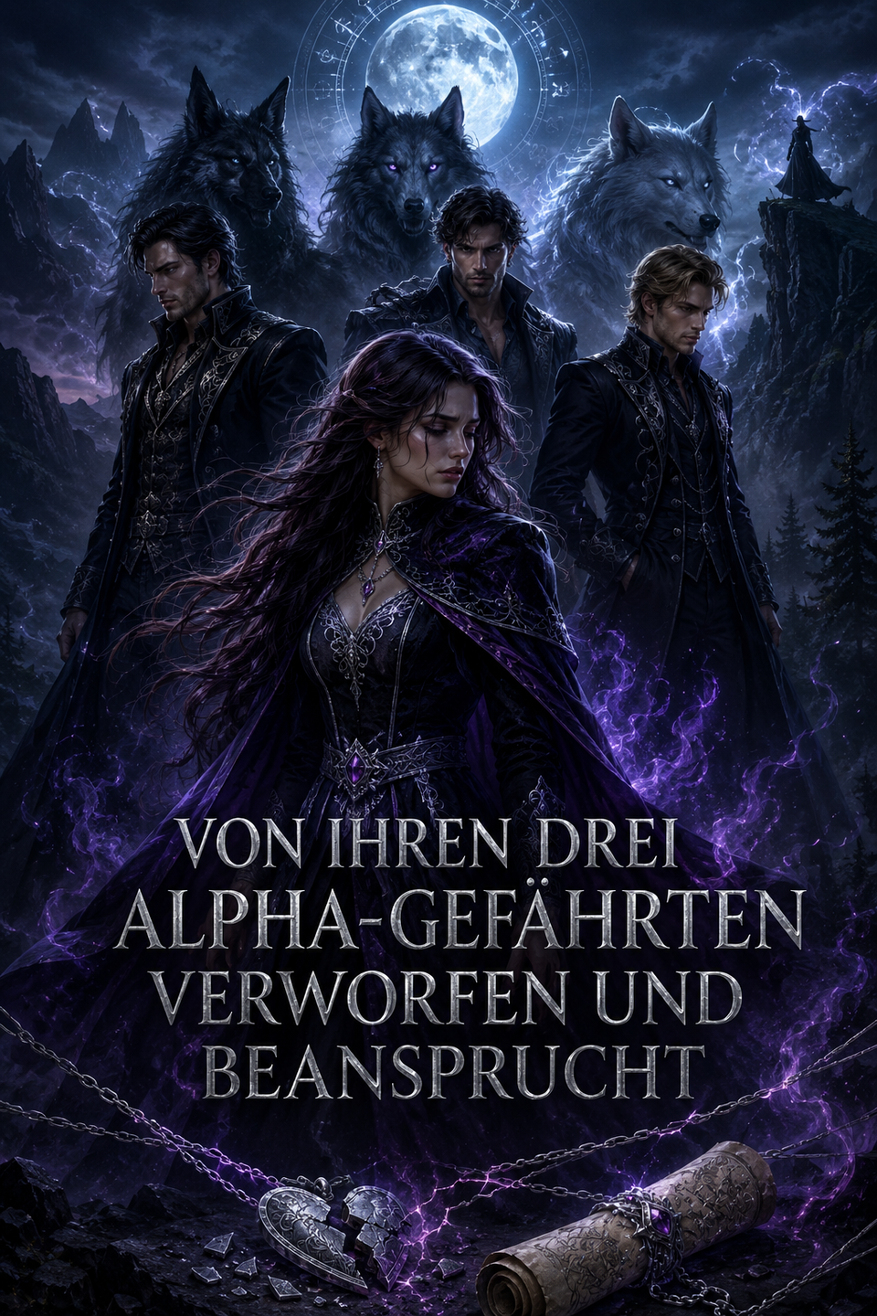 Von ihren drei Alpha-Gefährten verworfen und beansprucht