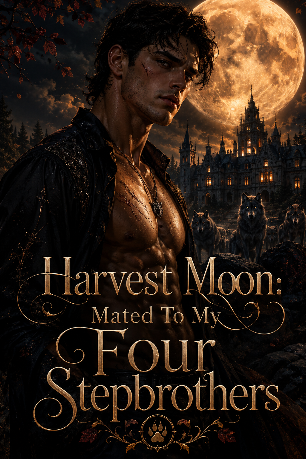 Harvest Moon: Mated To My Four Stepbrothers cover