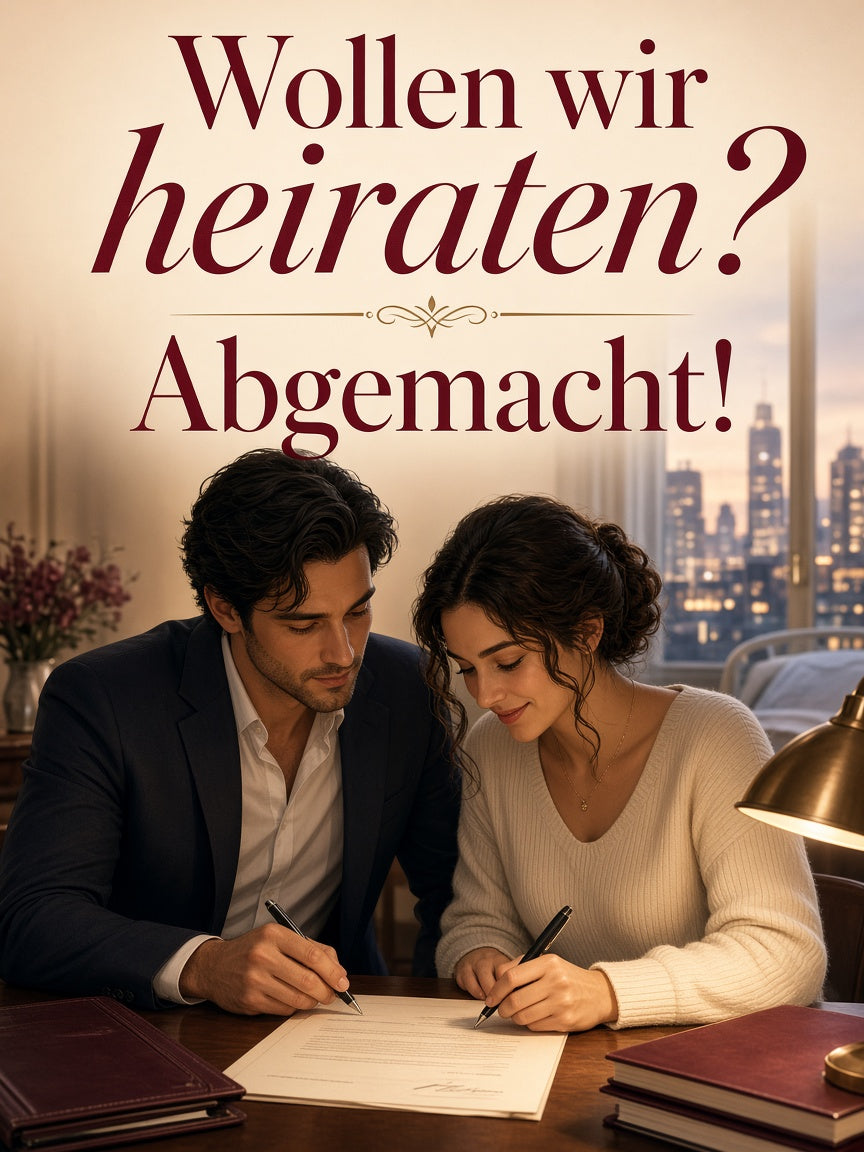 Wollen wir heiraten? Abgemacht!